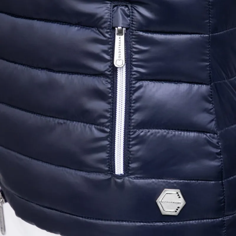 Coldstream Southdean Quilted Gilet - - Navy/White/Blue-6