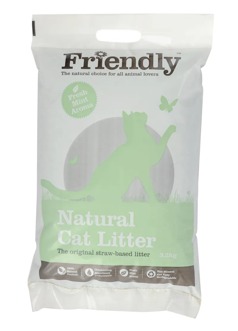 Friendly Natural Cat Litter 3.2 kg