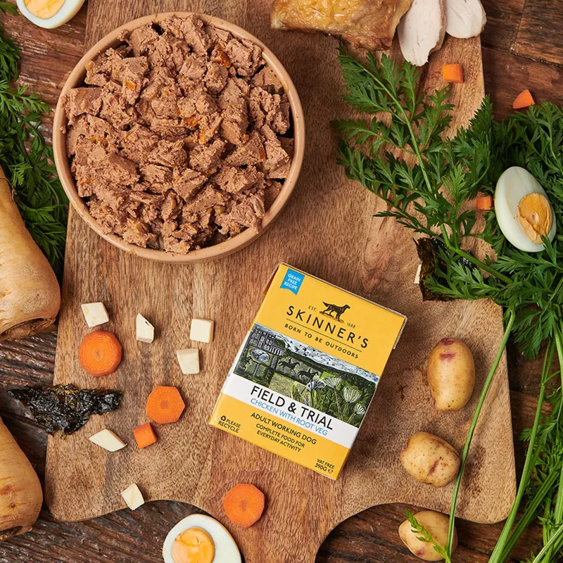 Skinners FandT Adult Grain Free Chicken Wet Food 18x390g-3