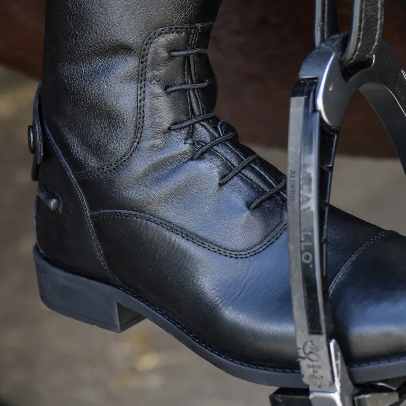 Brogini Como Laced Field Competition Boot in Black  -2