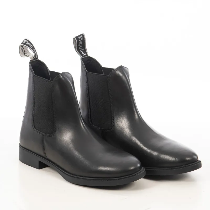 Brogini Pavia Leather Jodphur Boot in Black  