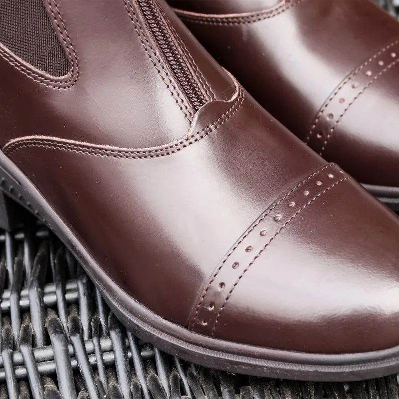 Brogini Tivoli Leather Paddock Boot in Brown  -2