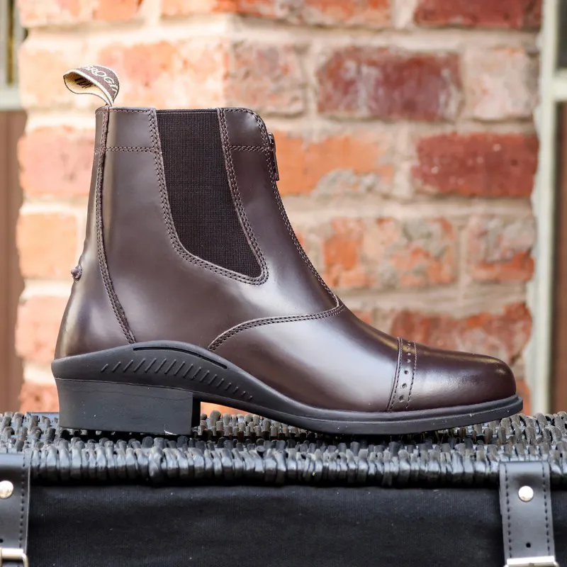Brogini Tivoli Leather Paddock Boot in Brown  