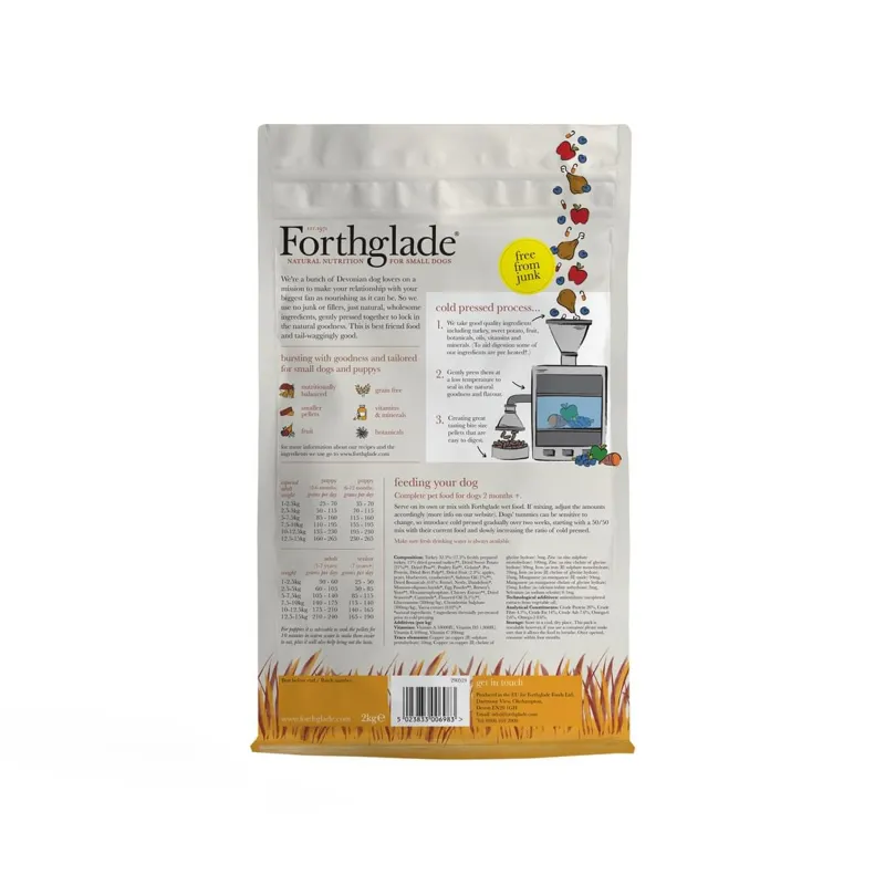 Forthglade Small Dog Cold Pressed Grain Free 2 kg-1