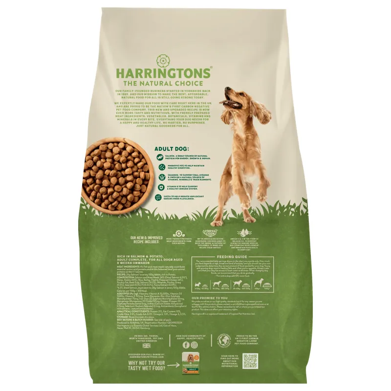 Harringtons Dog Salmon and Potato 12 kg-1
