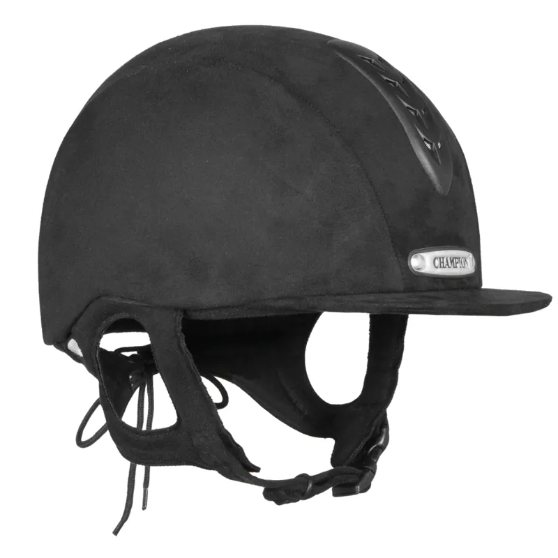 Champion Junior X-Air Plus Riding Hat in Black-1