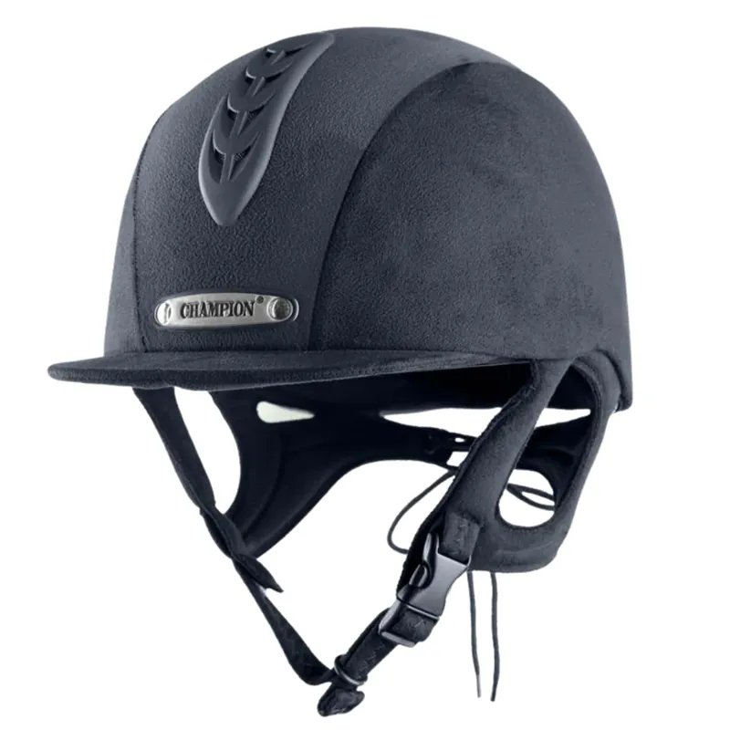 Champion Junior X-Air Plus Riding Hat in Black-4