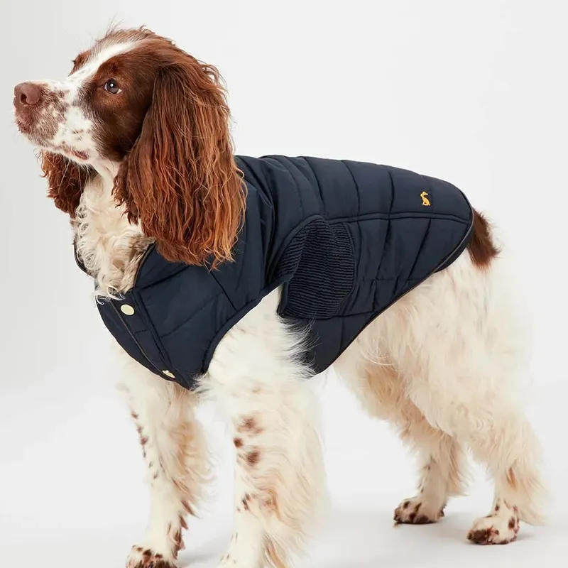 Joules Cherington Dog Coat Black-1