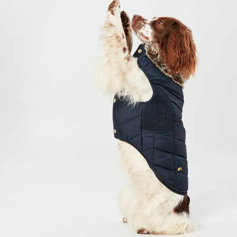 Joules Cherington Dog Coat Black