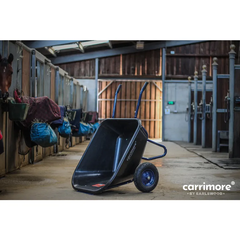 Carrimore King Tipper Wheelbarrow Black 250 L