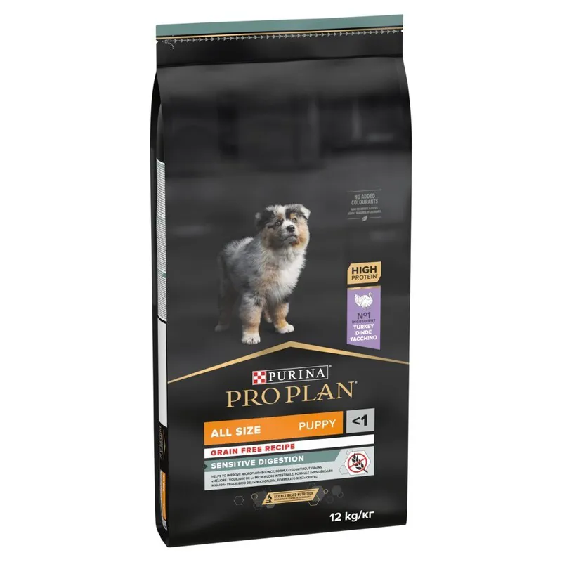 Pro Plan Puppy All Sizes Sensitive Skin 12 kg Grain Free