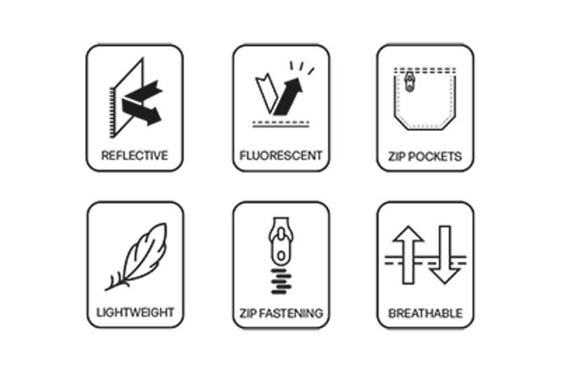 Hy Equestrian Reflector Gilet in Yellow-4