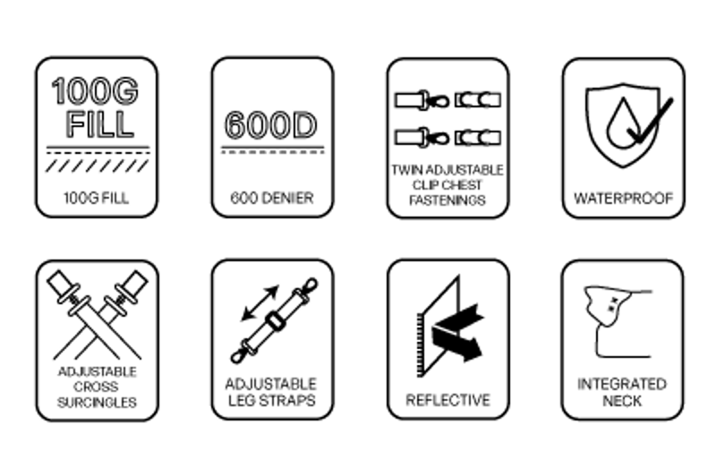 StormX Empra 100 Combi Turnout Rug - Navy-6