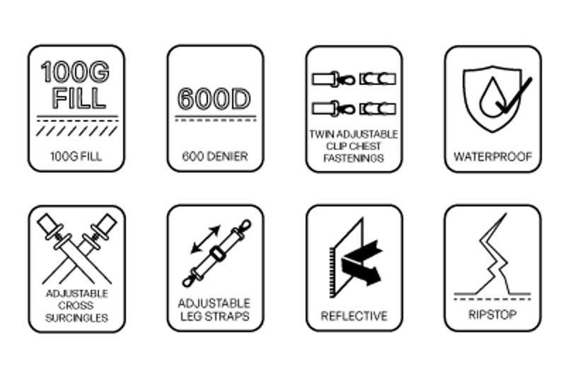 StormX Empra 100 Turnout Rug - - Navy-3