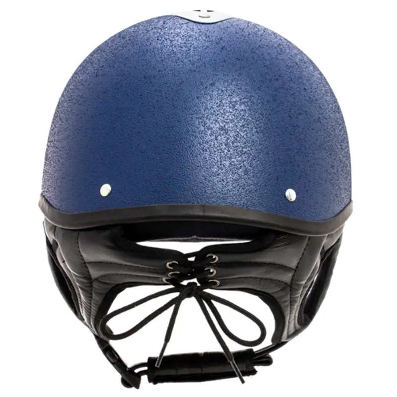 Champion Ventair Deluxe Skull Riding Helmet in Navy/Silver-3