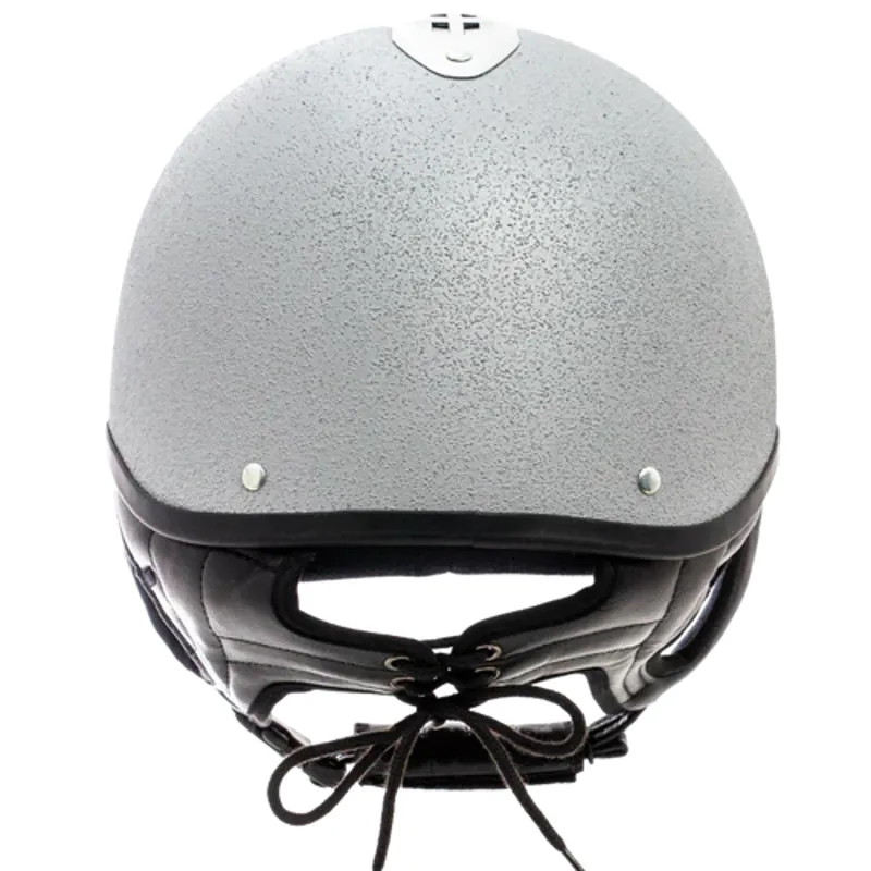 Champion Ventair Deluxe Skull Riding Helmet in Silver/Silver-3