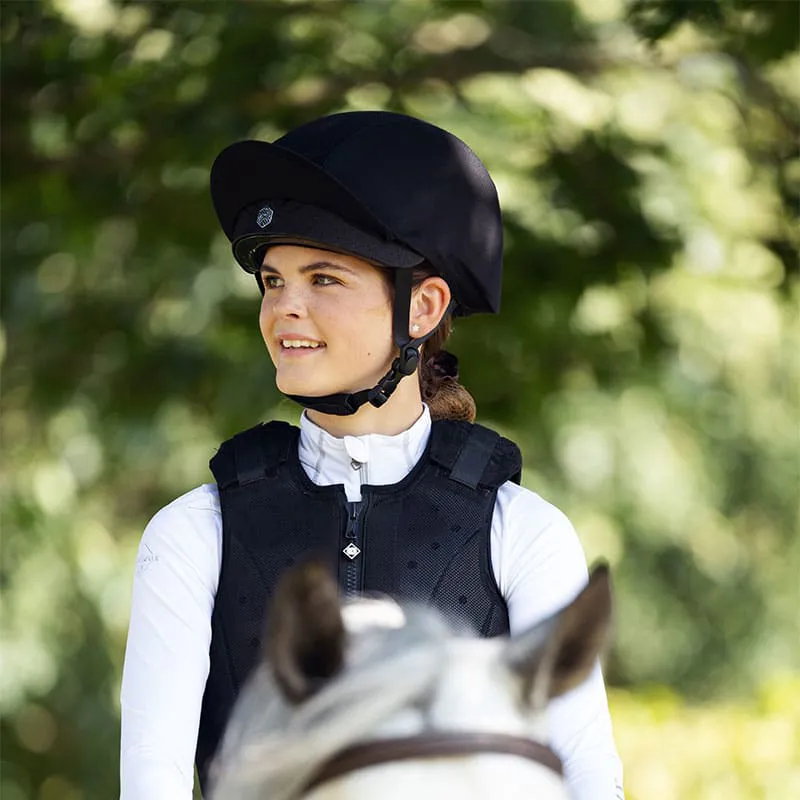 Charles Owen EQx Phoenix Jockey Skull - Black-1