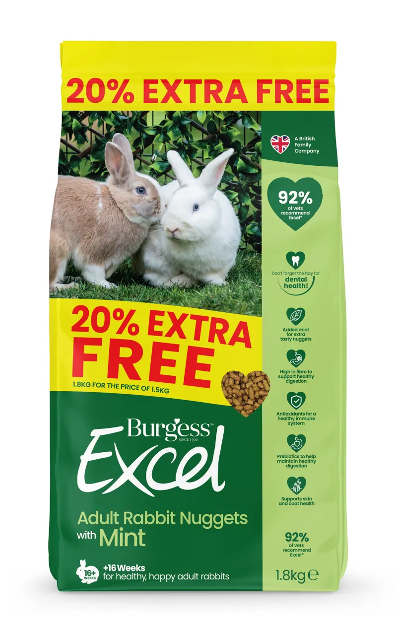 Burgess Excel Adult Rabbit with Mint 1.5kg