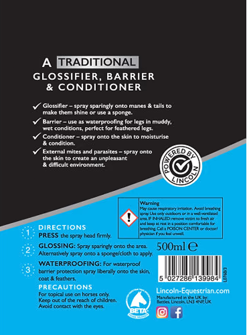 Lincoln Pig Oil - 4 litre-1