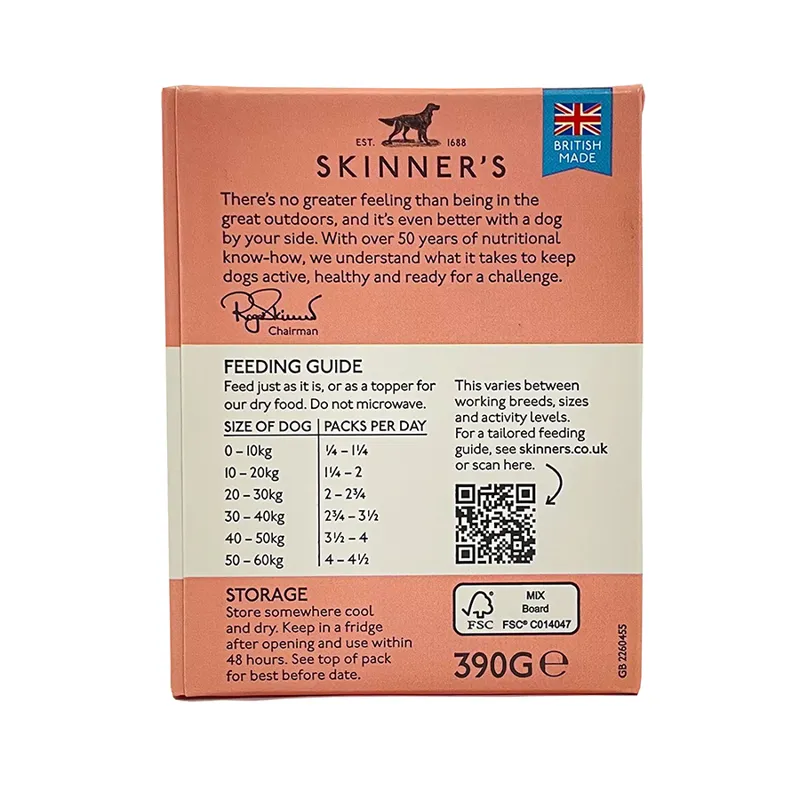 Skinners FandT Adult Grain Free Salmon Wet Food 18x390g-4