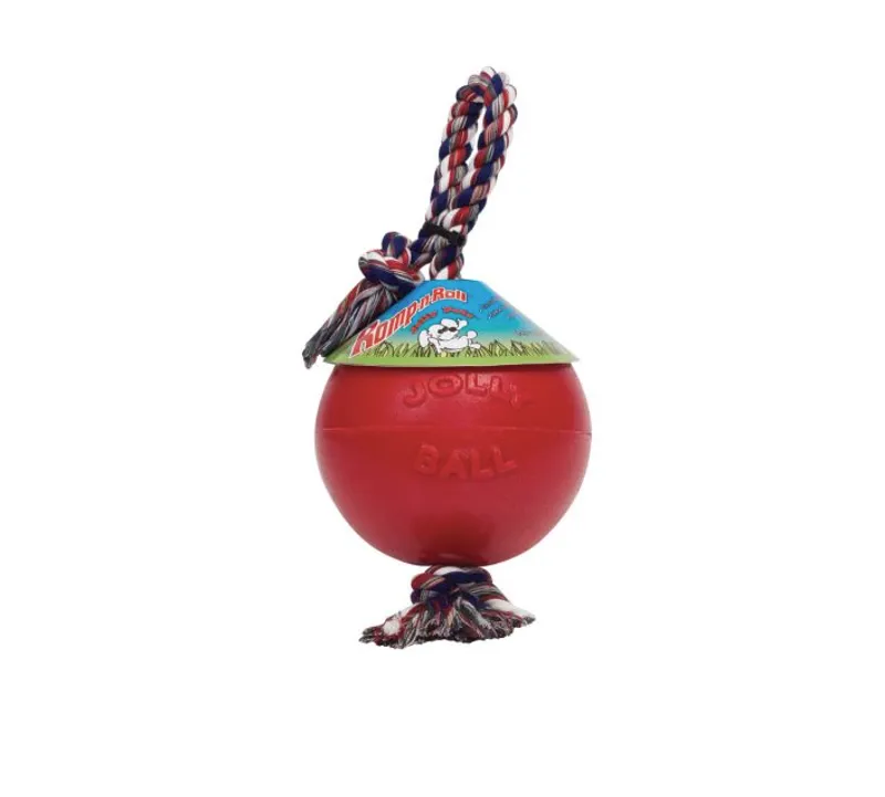 Horsemen's Pride Jolly Ball Romp-N-Roll in Red