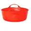 Faulks and Company Mini Shallow Flexible 5 Litre Gorilla Tub in Red