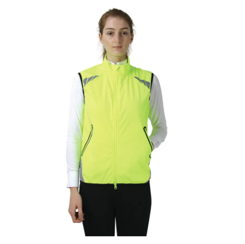 Hy Equestrian Reflector Gilet in Yellow