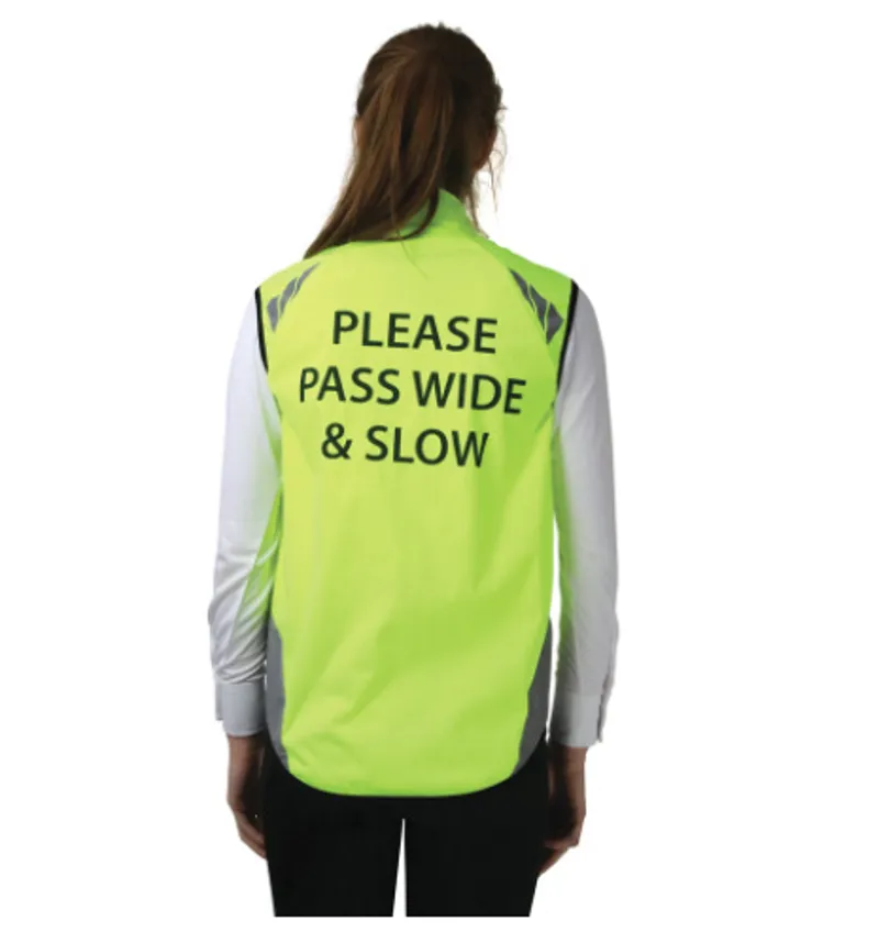 Hy Equestrian Reflector Gilet in Yellow-1
